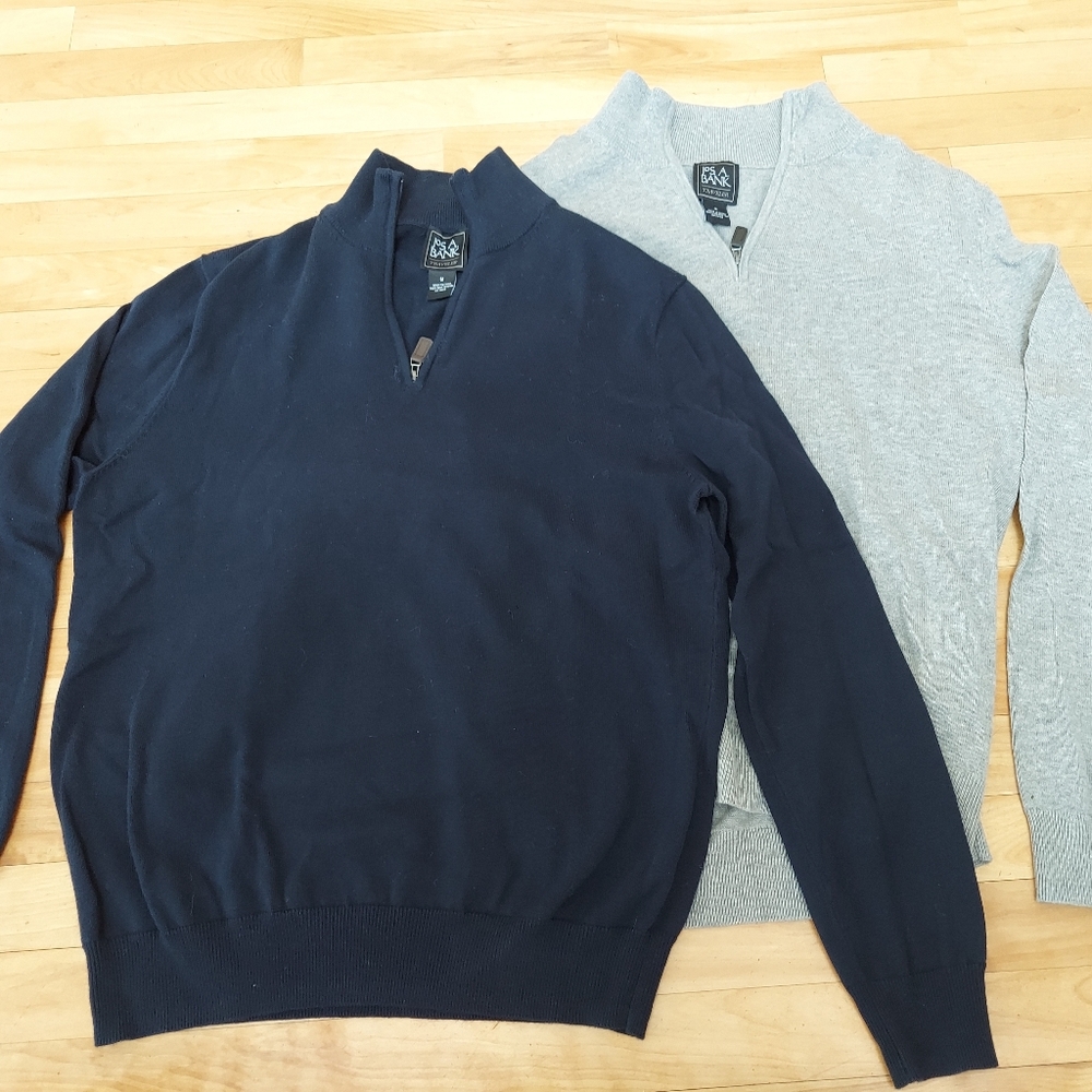 Jos. A. Bank 1/4 Zip Sweater 2 Pack - M